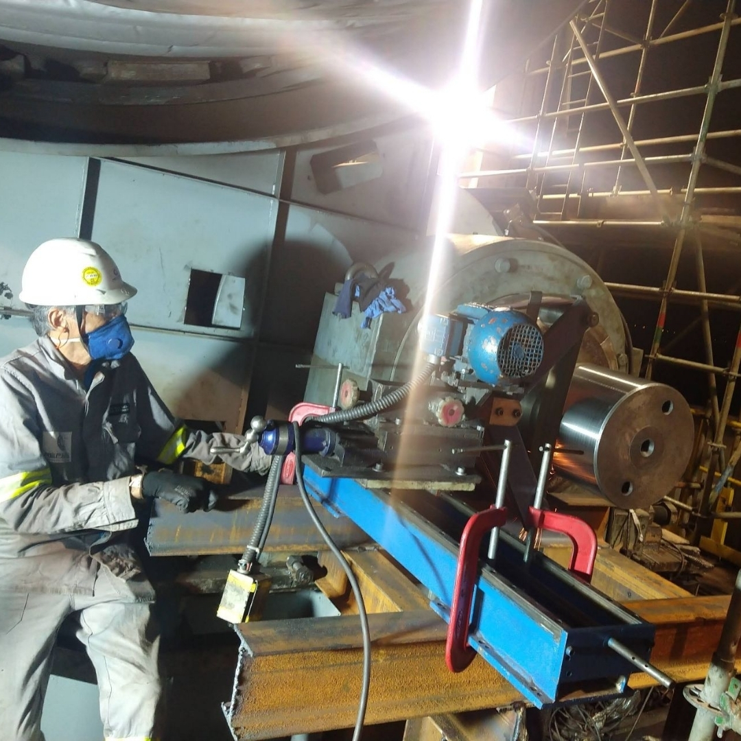 Reparusi - Soluções em usinagem de campo indutrial, petroleo, gás, textil
